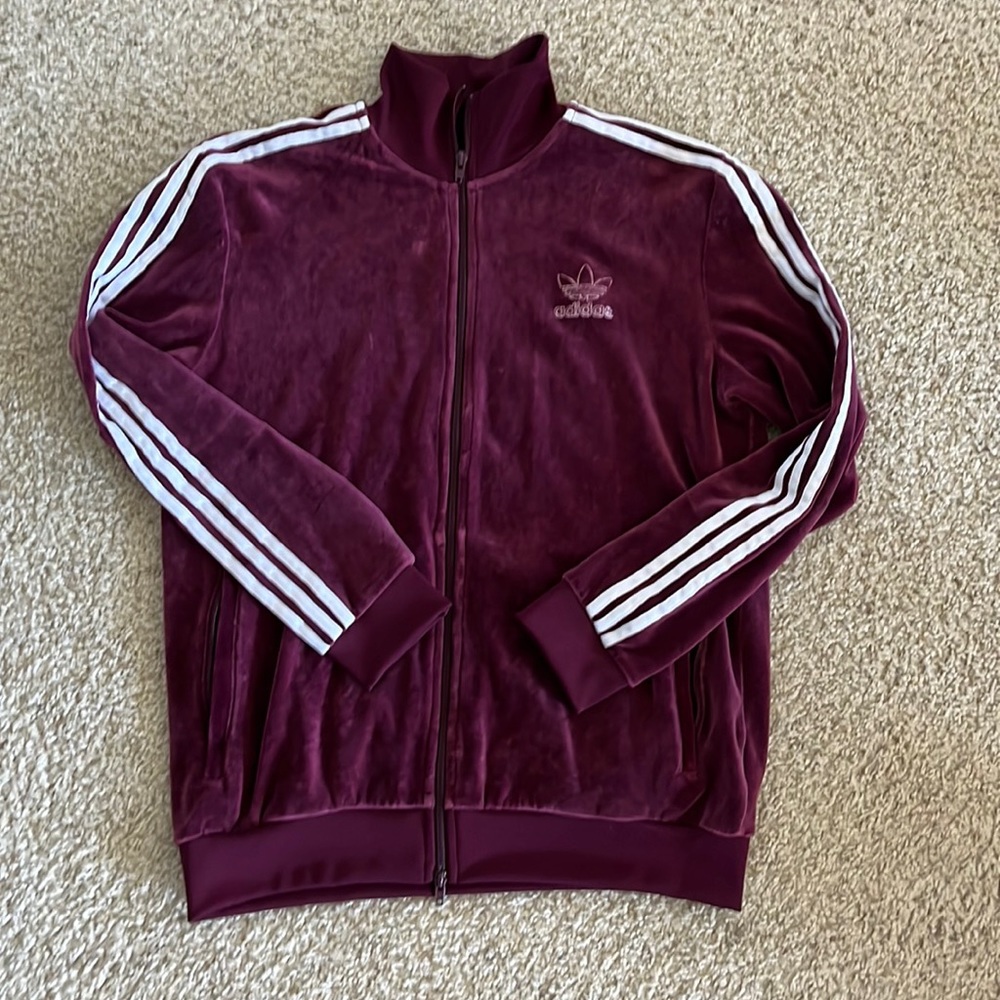 Adidas Velour M Track Jacket